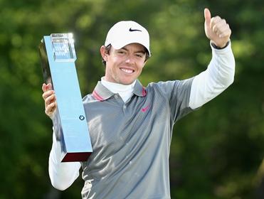 A happy Rory after winning at Wentworth